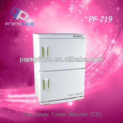 double layered Hot & Cold Facial Towel Warmer Heater Cabinet UV Sterilizer warmer Spa Beauty Towel warmer Salon Equipment