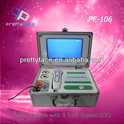 PF-106.Skin analysis with 9 inch screen beauty machine,skin analyser beauty equipment