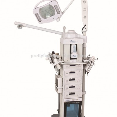 nv-1608a facial steamer and lamp uv sterilizer skin scrubber bio high frequency 19 in 1 multi-functional facial machine